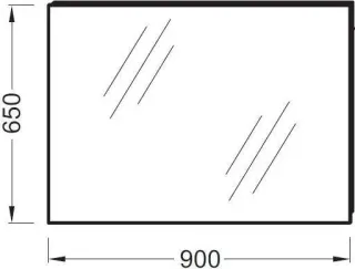 Зеркало Jacob Delafon Ove EB1083-NF 90 см
